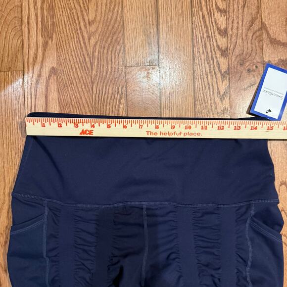 Sweetflexx Scrunch Leggings Navy High Waist Resistance Activewear 14 - Picture 11 of 11
